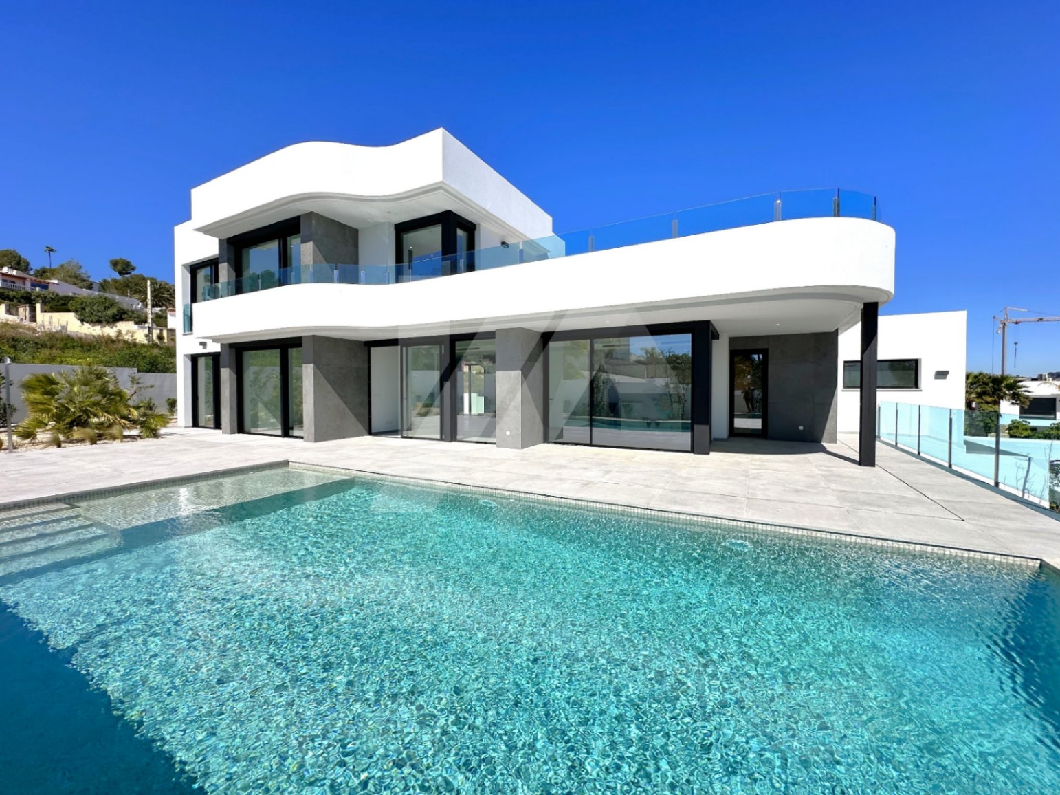 Exclusive modern villa with views of the Mediterranean, Cap d'Or and Moraira, Costa Blanca.