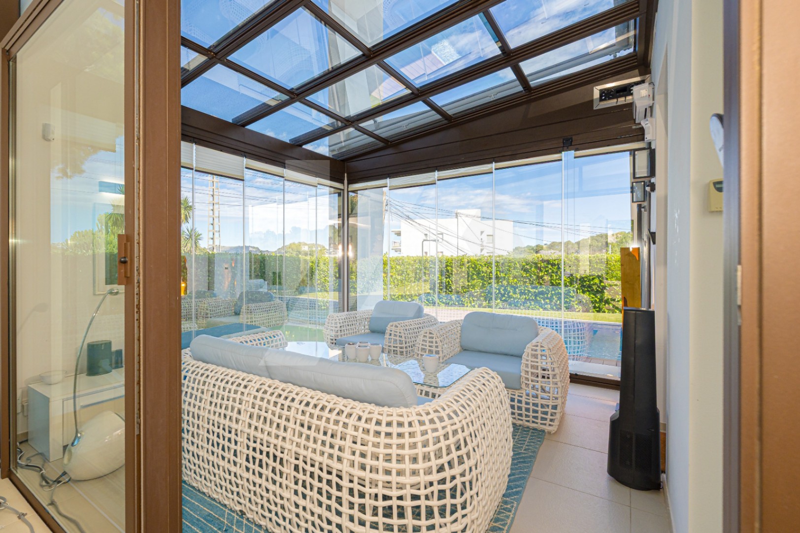 Modern villa for sale in Moraira with sea views, Costa Blanca.