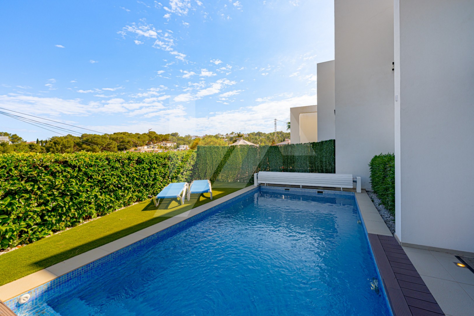 Modern villa for sale in Moraira with sea views, Costa Blanca.