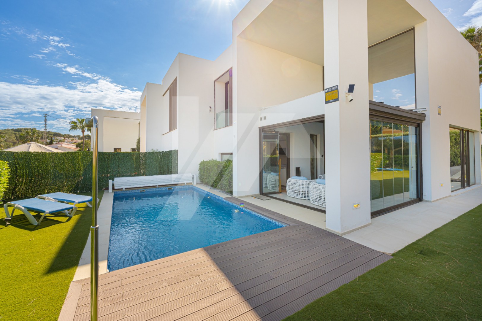 Modern villa for sale in Moraira with sea views, Costa Blanca.