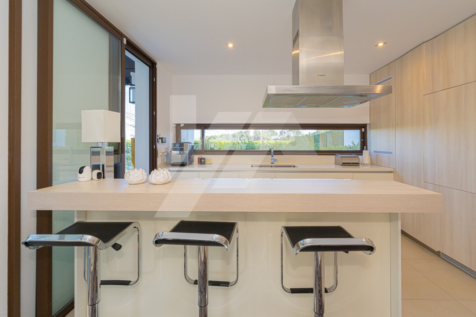 Modern villa for sale in Moraira with sea views, Costa Blanca.