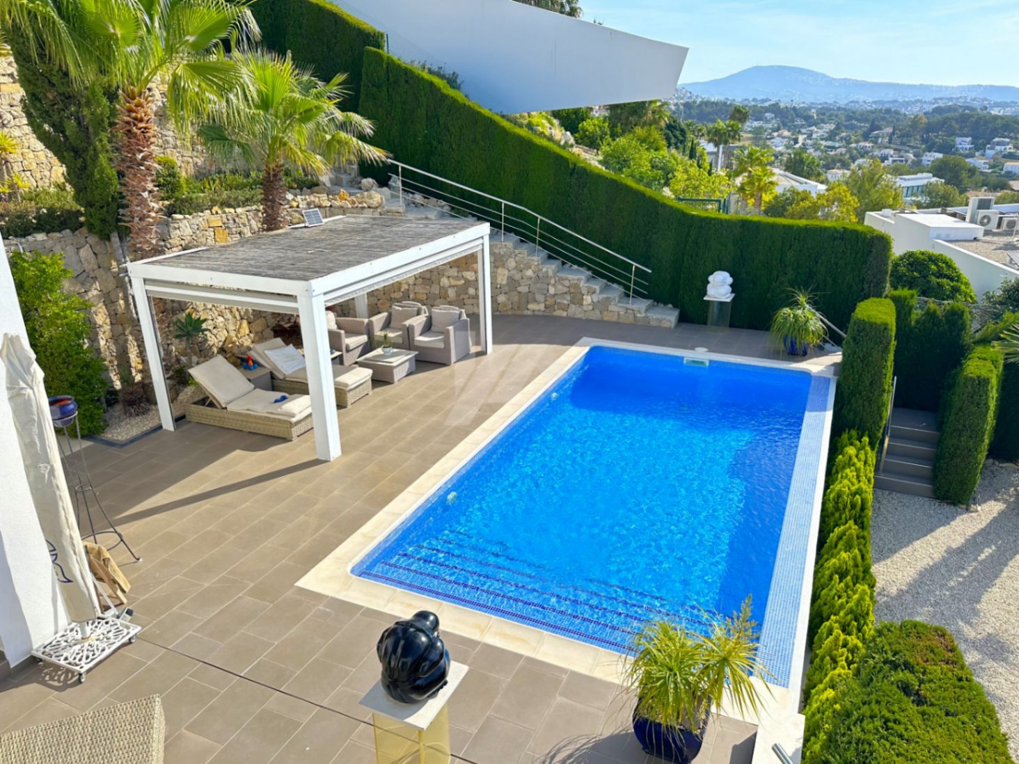 Luxury villa with panoramic views in Calpe, Costa Blanca.
