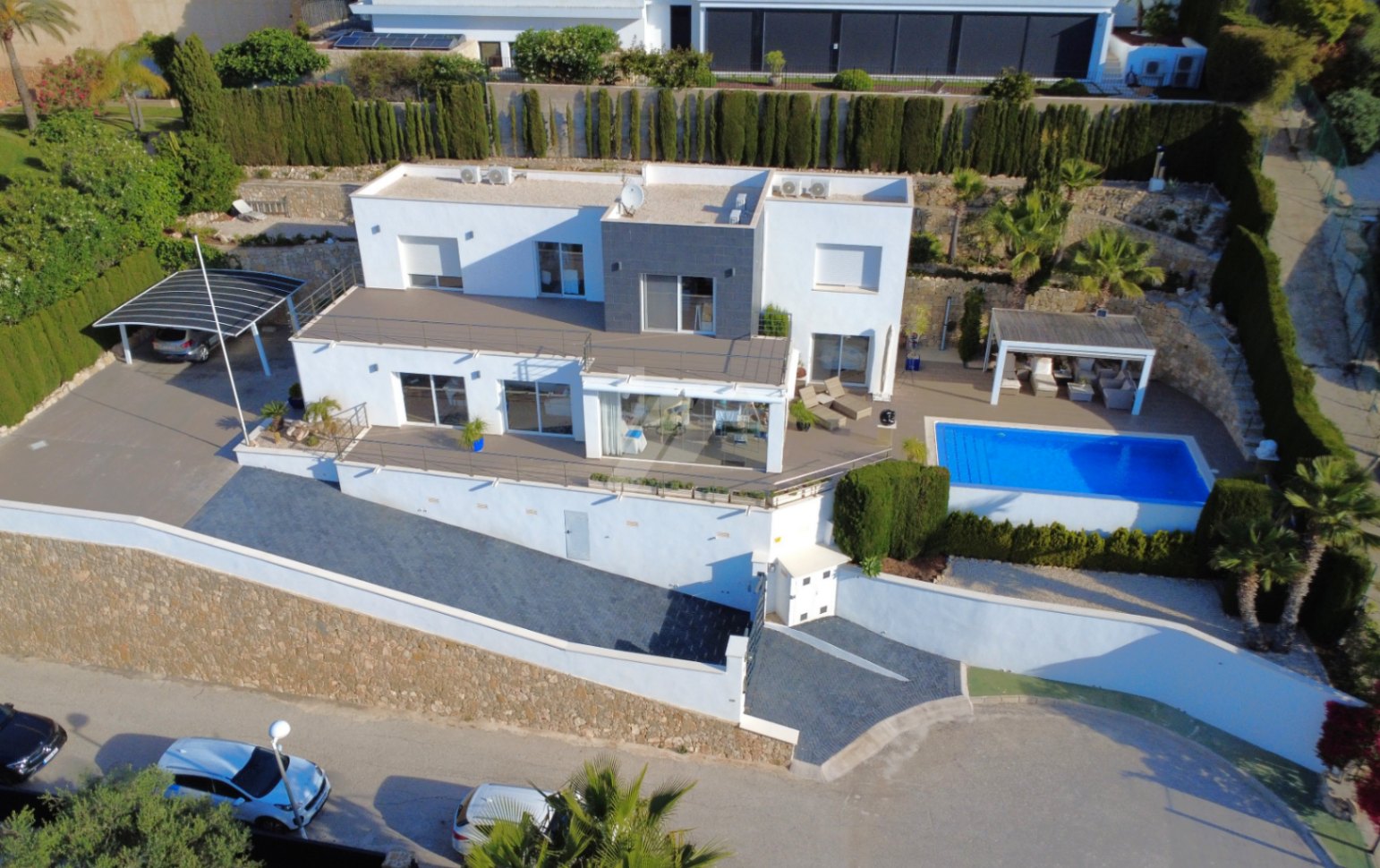 Luxury villa with panoramic views in Calpe, Costa Blanca.