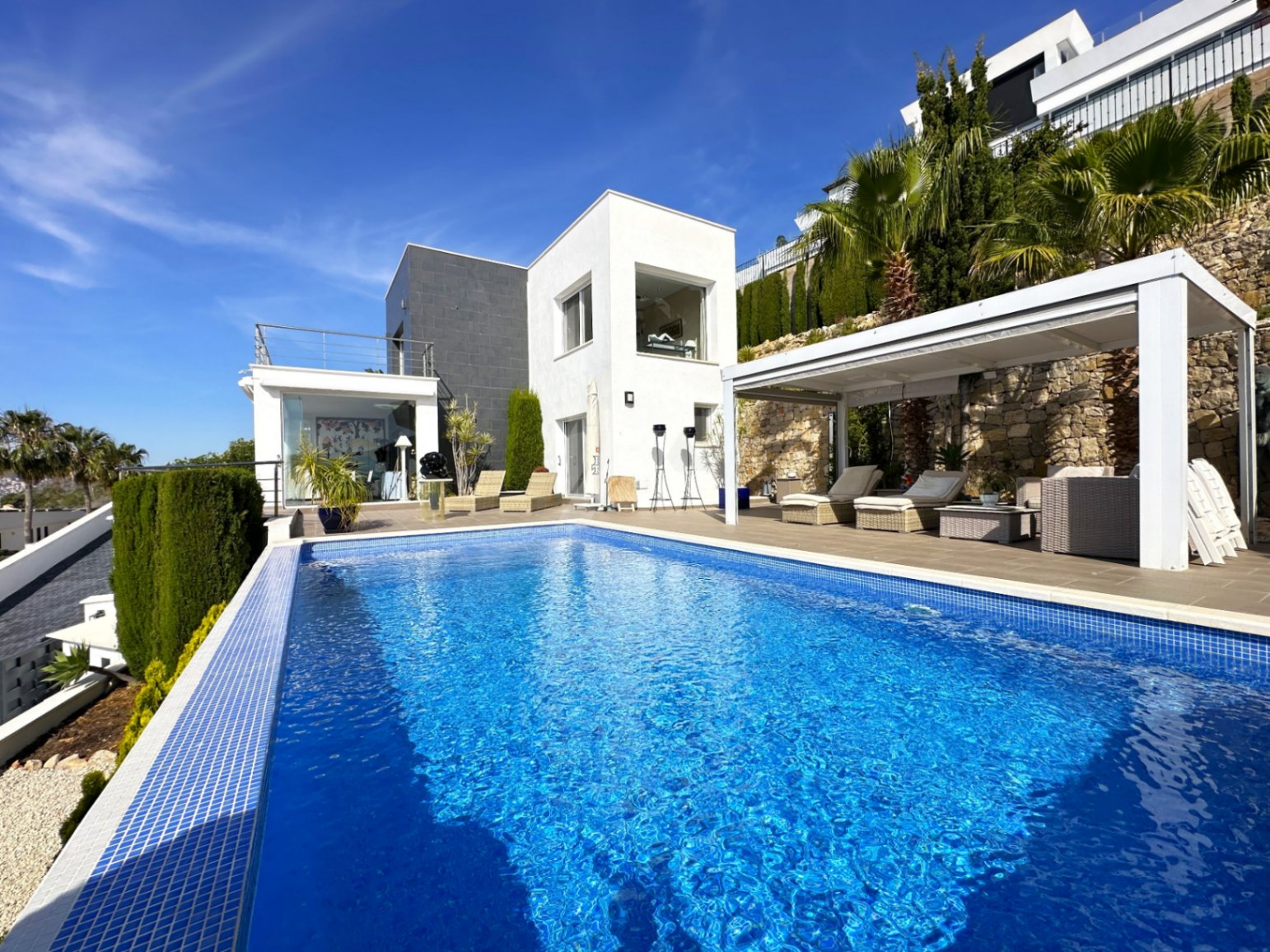 Luxury villa with panoramic views in Calpe, Costa Blanca.