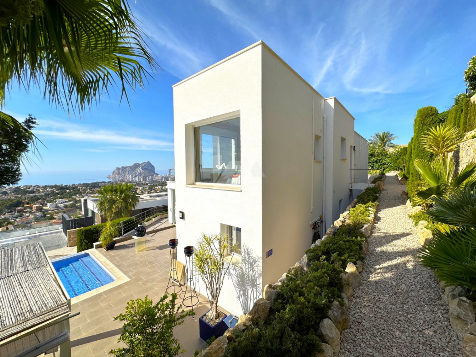 Luxury villa with panoramic views in Calpe, Costa Blanca.