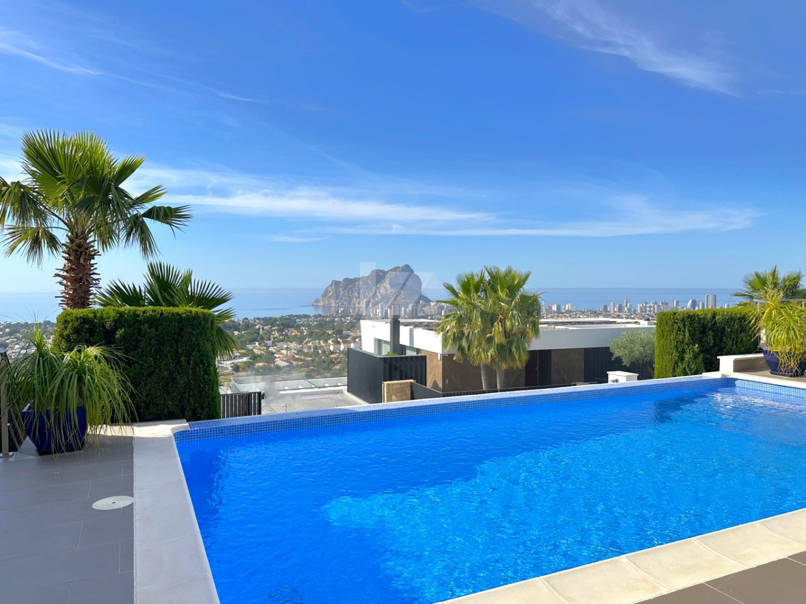 Luxury villa with panoramic views in Calpe, Costa Blanca.