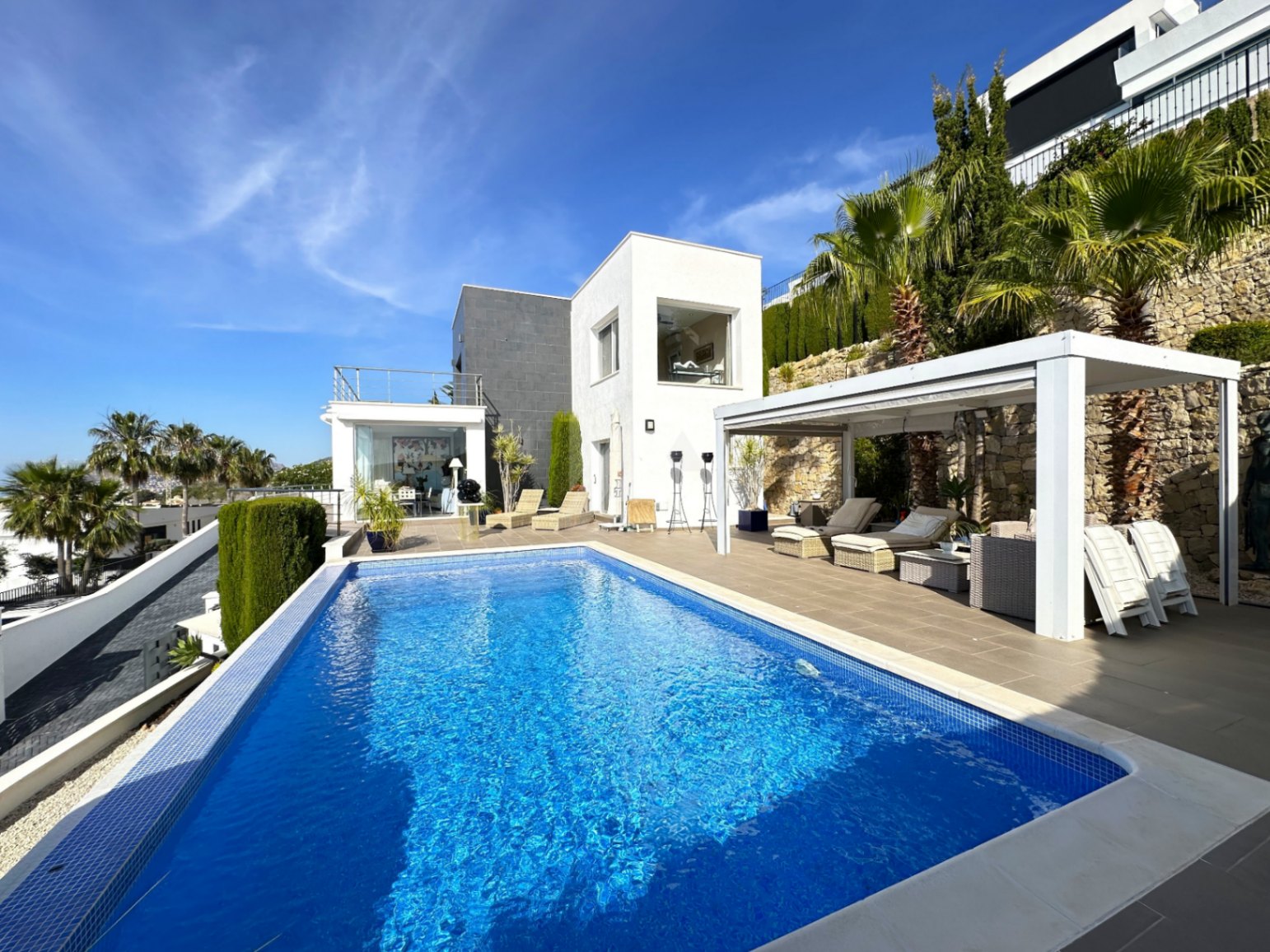 Luxury villa with panoramic views in Calpe, Costa Blanca.