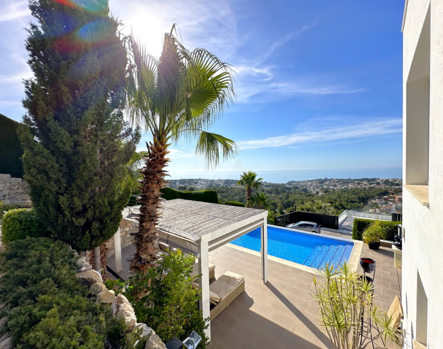 Luxury villa with panoramic views in Calpe, Costa Blanca.