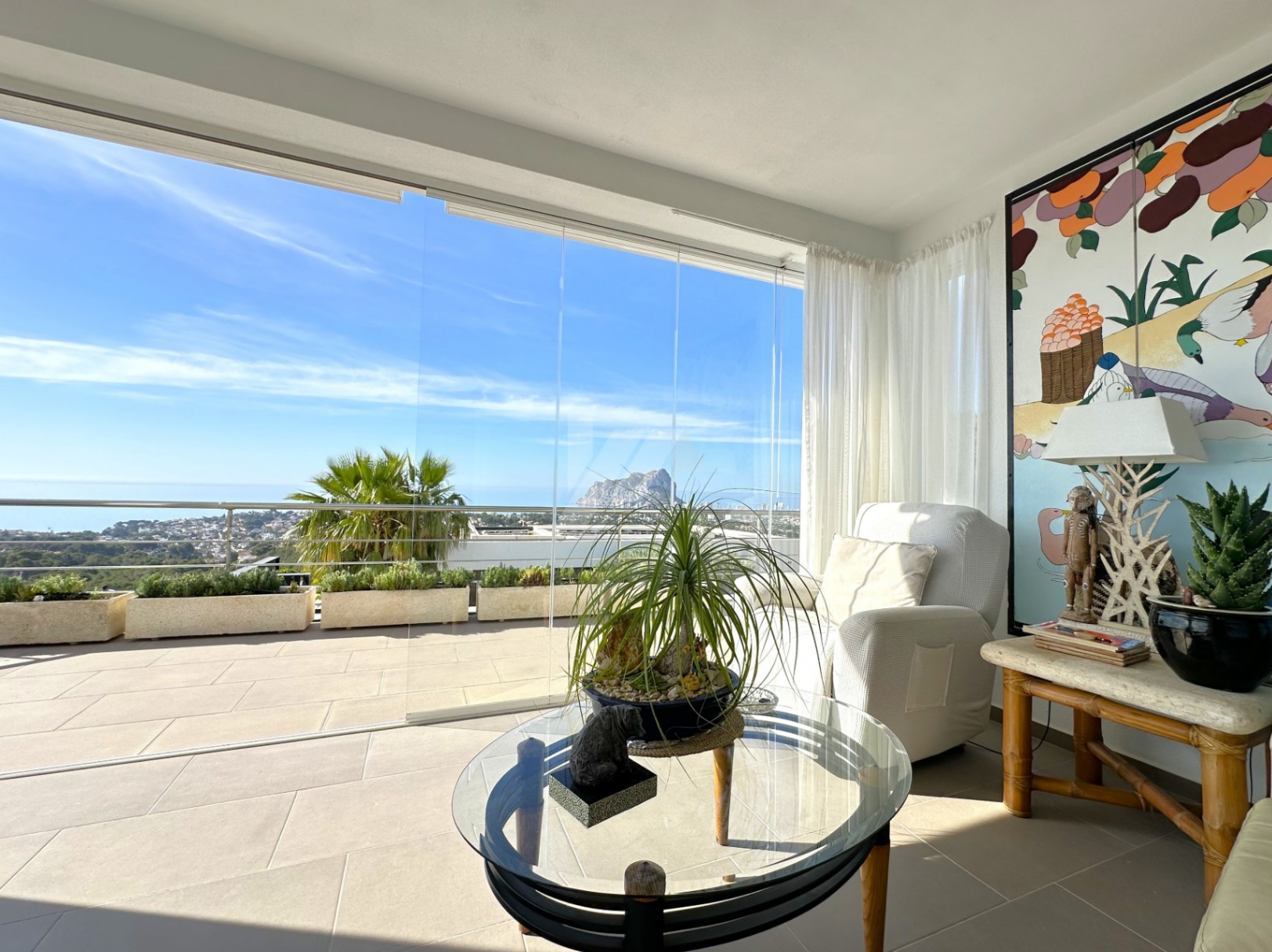 Luxury villa with panoramic views in Calpe, Costa Blanca.