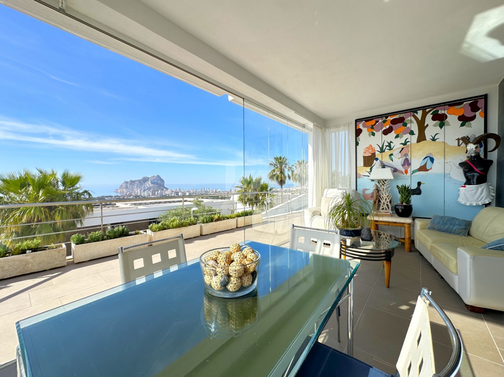 Luxury villa with panoramic views in Calpe, Costa Blanca.