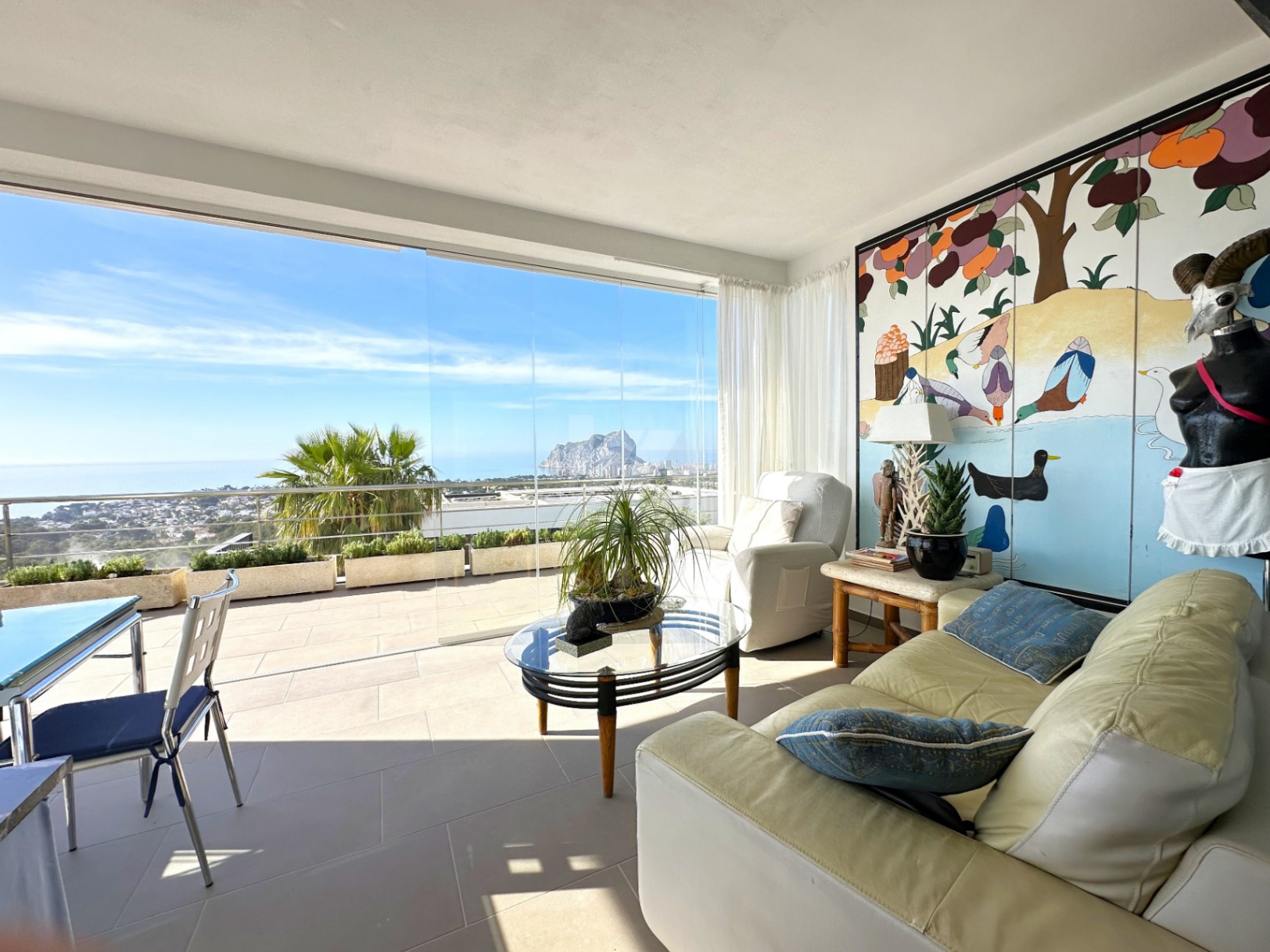 Luxury villa with panoramic views in Calpe, Costa Blanca.