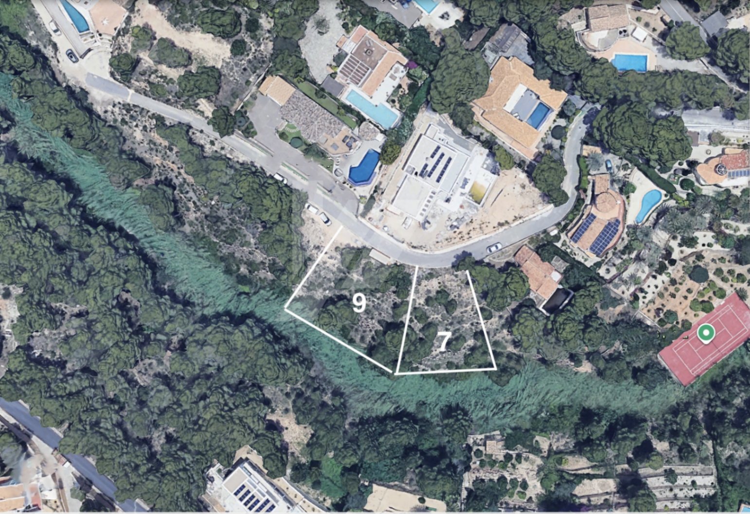 Plot for sale in Altea, Costa Blanca.
