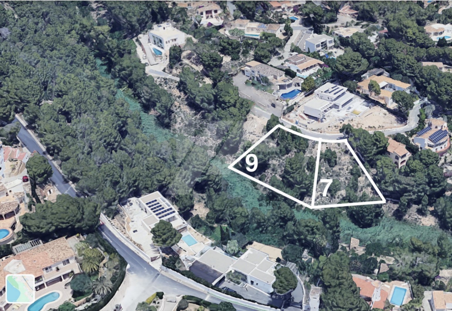 Plot for sale in Altea, Costa Blanca.
