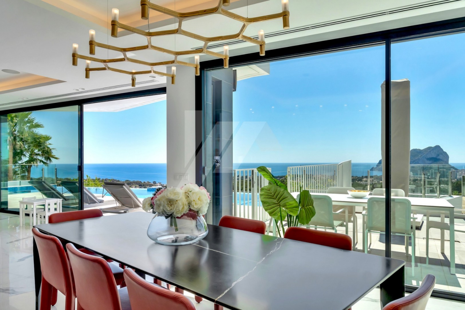 Luxury villa with panoramic sea views for sale in Benissa, Costa Blanca.