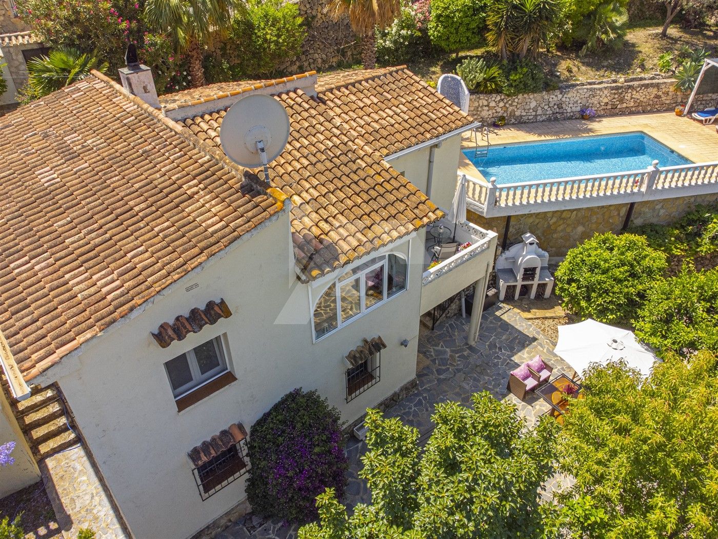 Open view villa for sale in Benissa, Costa Blanca.