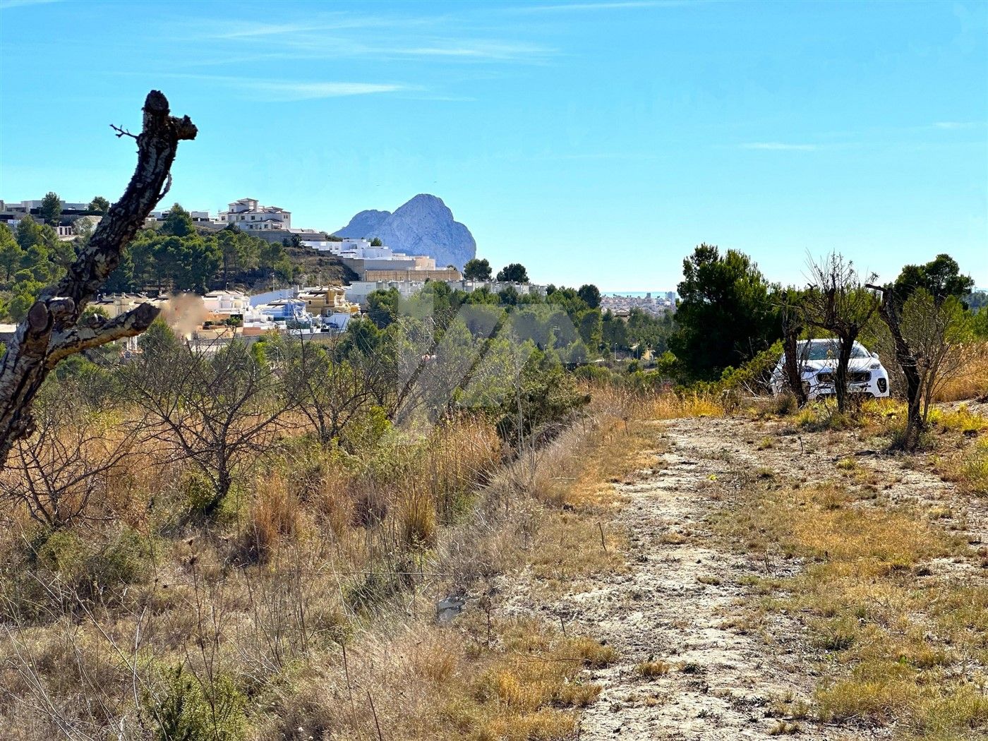 Rustic plot for sale with sea views in Benisa, Costa Blanca.