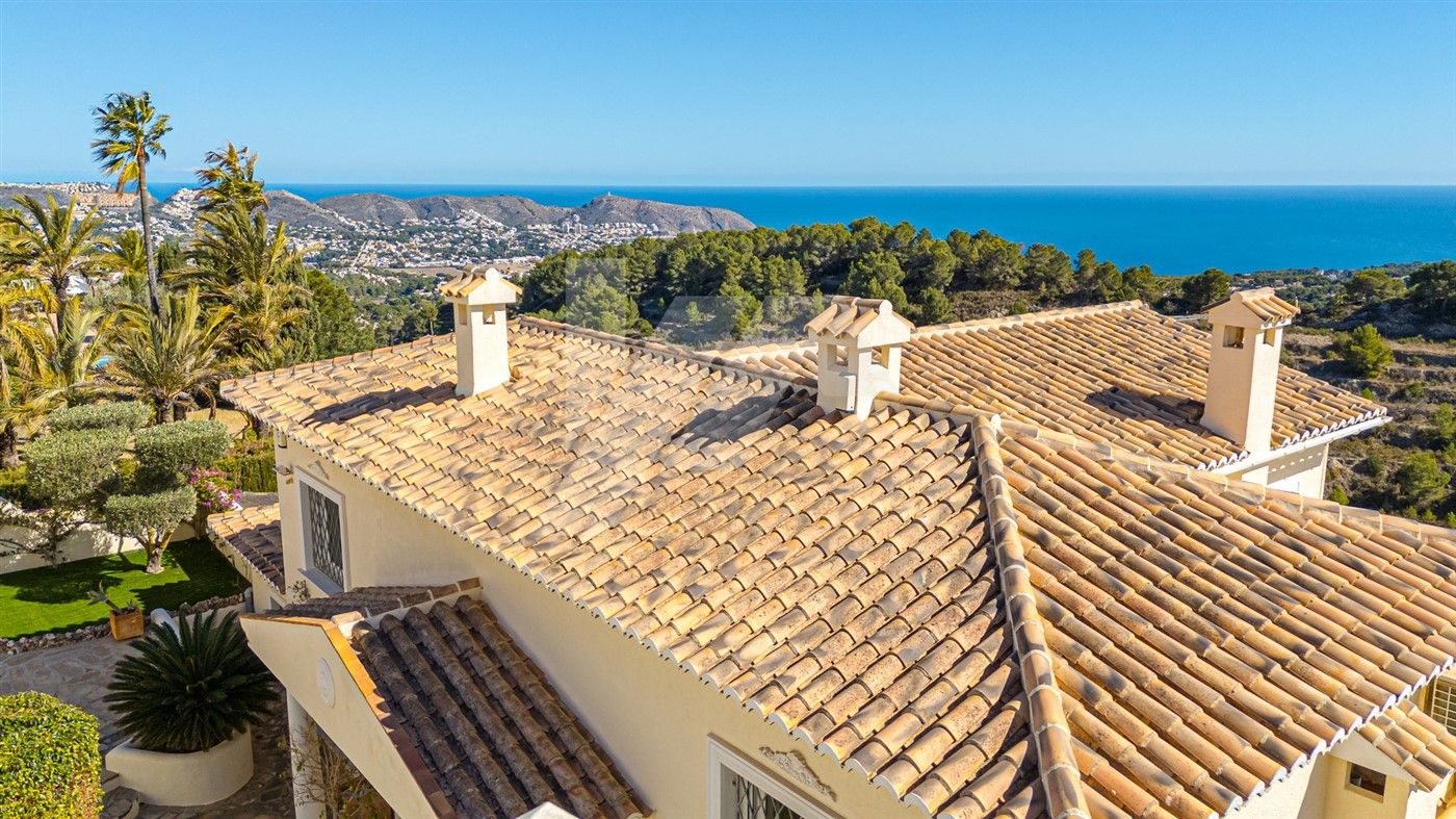 Luxury Villa for sale with panoramic sea views in Moraira, Costa Blanca.