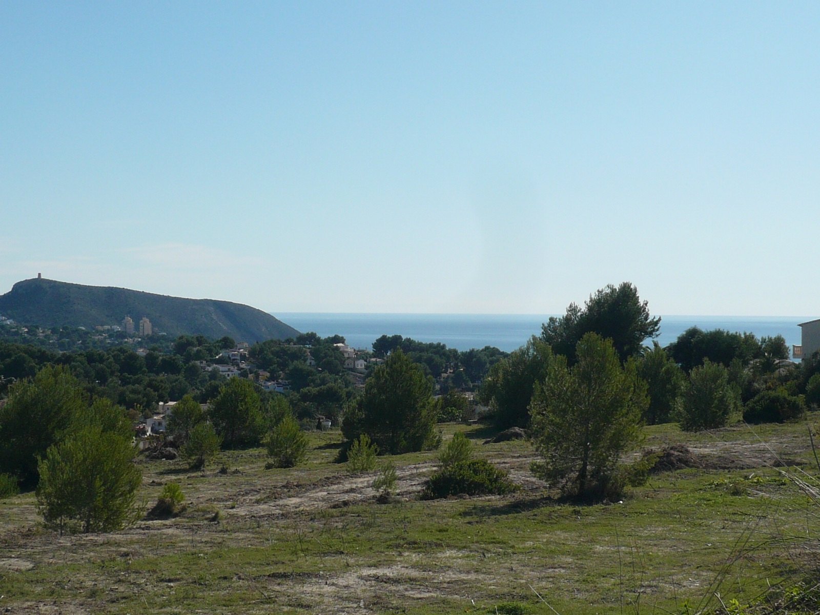 Plots for sale in Moraira with sea views