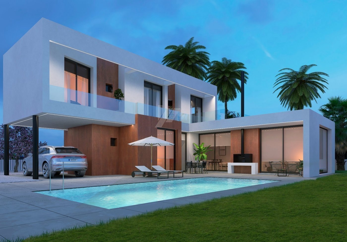 New build villa for sale in Calpe, Costa Blanca.