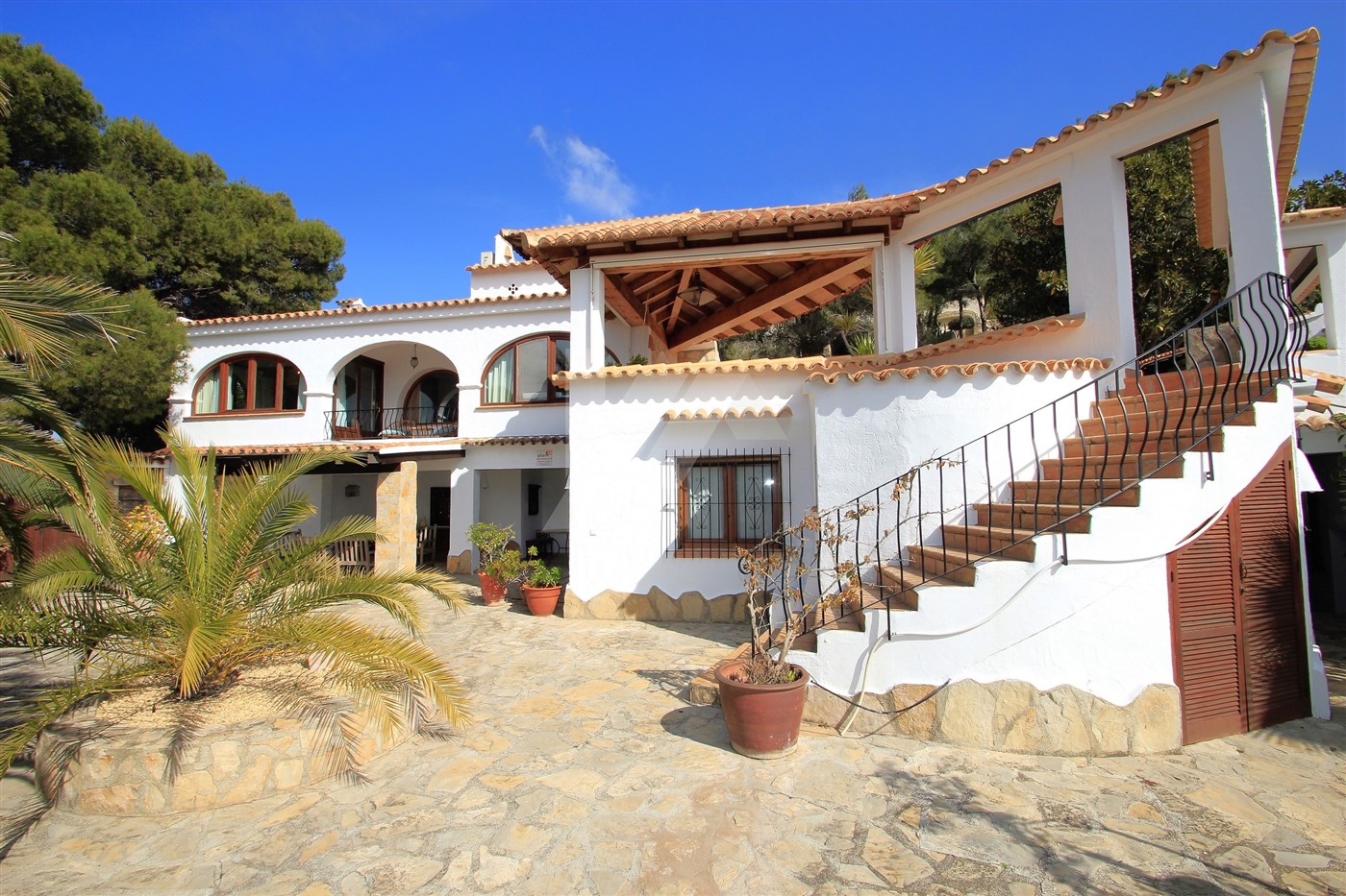Villa with sea views in Moraira, Costa Blanca.